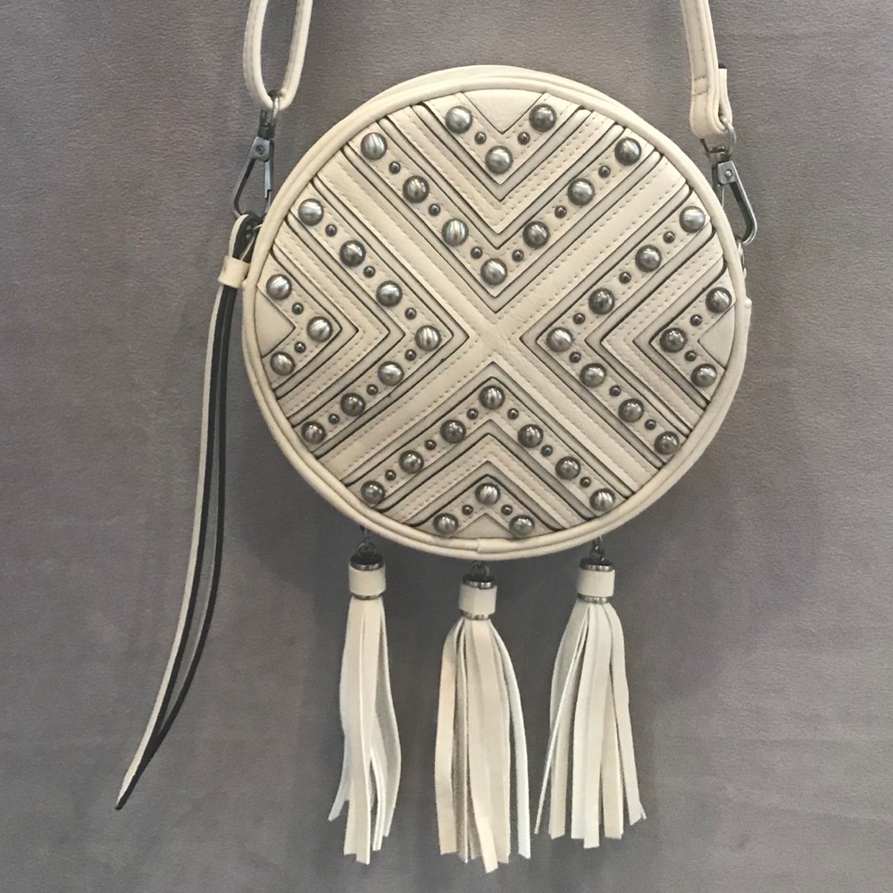 Mossimo Embellished Fringe Circular Bag